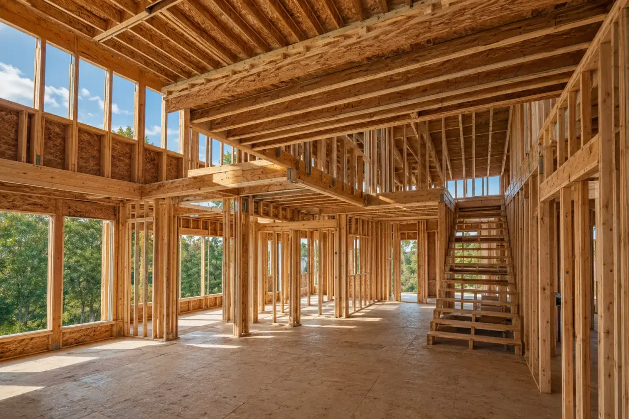 Completed Framing Contractor in Aldershot, framed on site by Timberr Framing