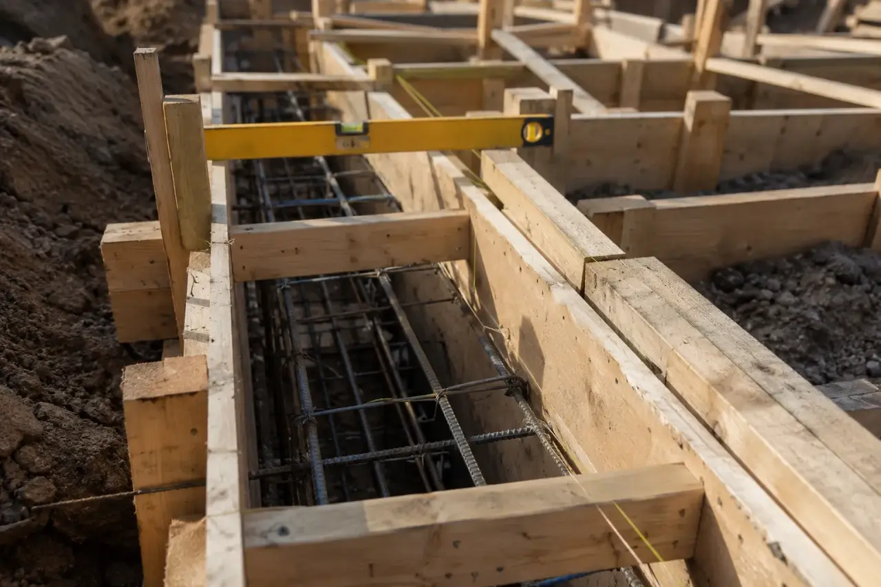 Footing Framing GTA being framed on site by Timberr Framing