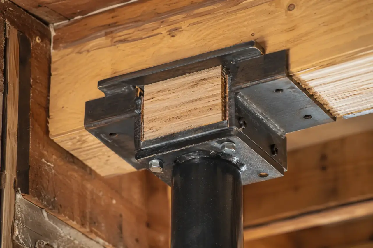 Load-Bearing Wall Removal GTA being framed on site by Timberr Framing