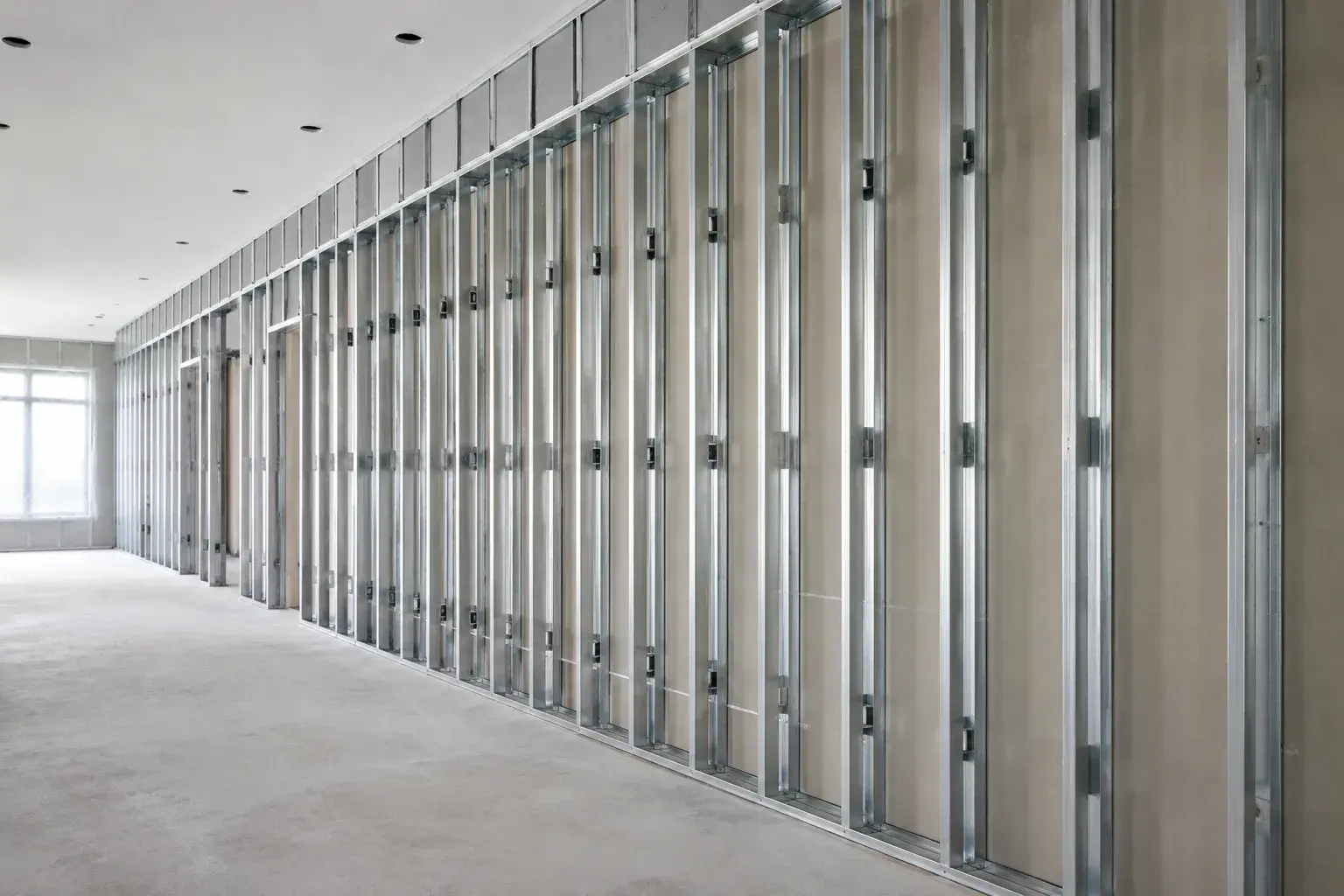 Metal Stud Framing in Cambridge, Ontario, framed on site by Timberr Framing