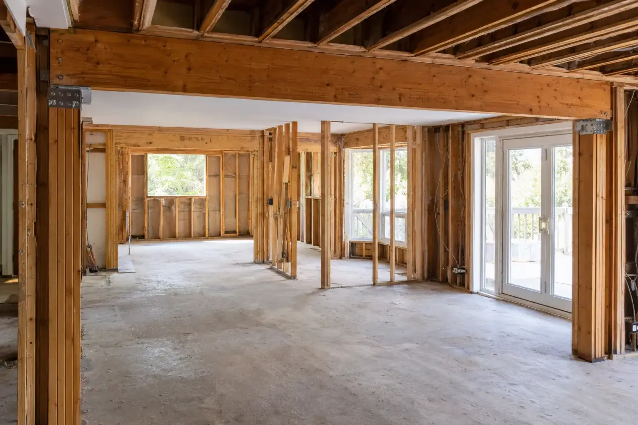 Completed Renovation Framing in Barrie, framed on site by Timberr Framing