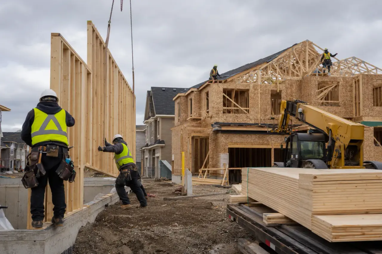 Residential Development Framing across Aldershot
