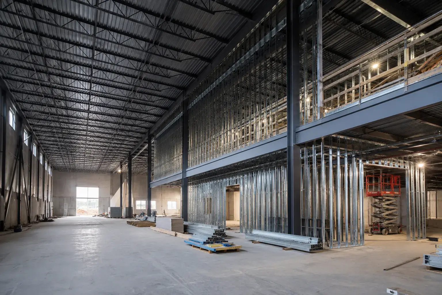 Warehouse Framing GTA, framed on site by Timberr Framing