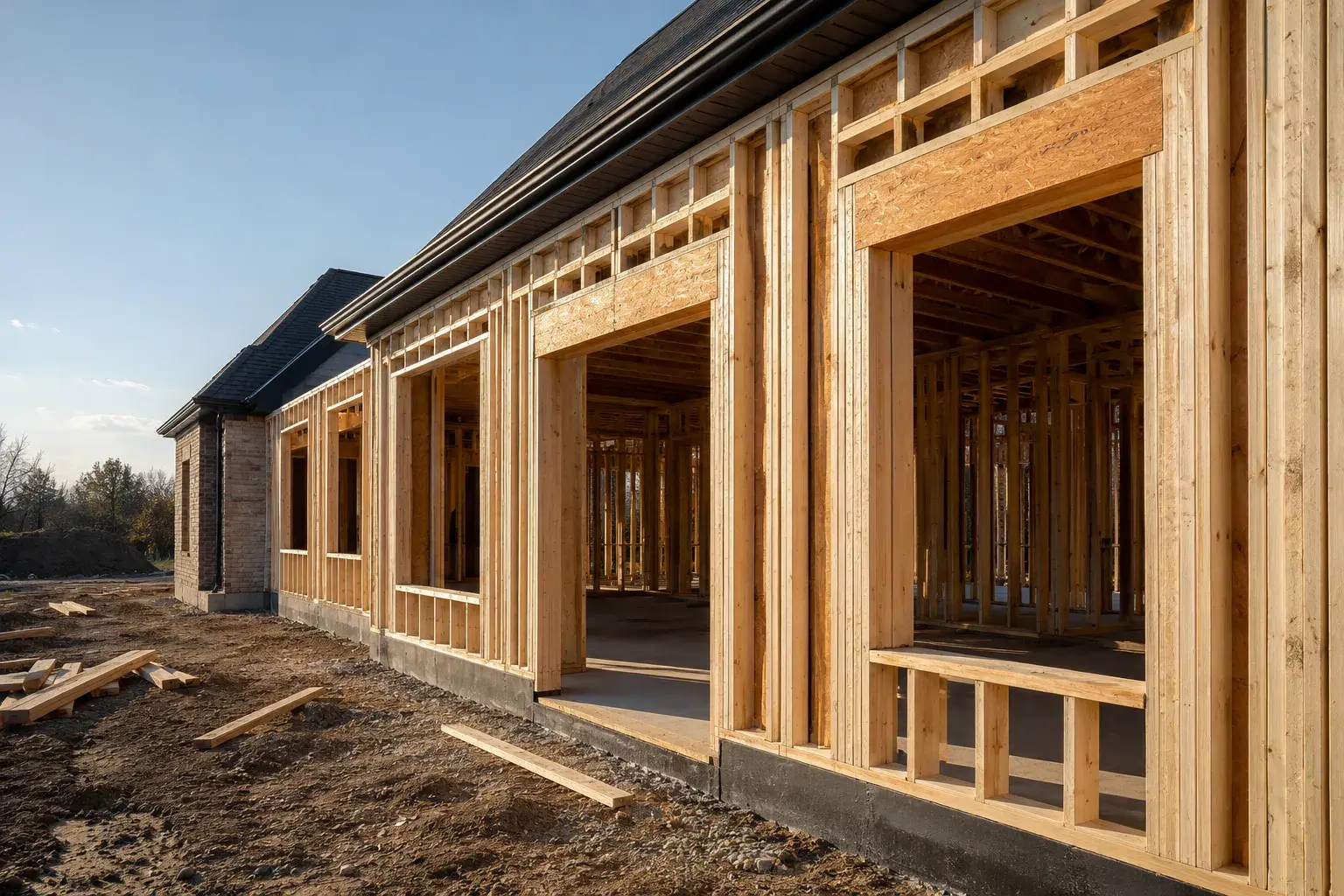 Window and Door Opening Framing GTA, framed on site by Timberr Framing